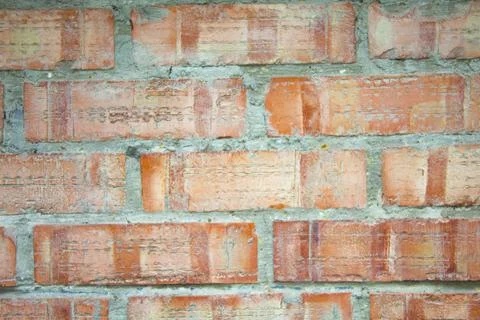 Old red brick wall background texture Stock Photos