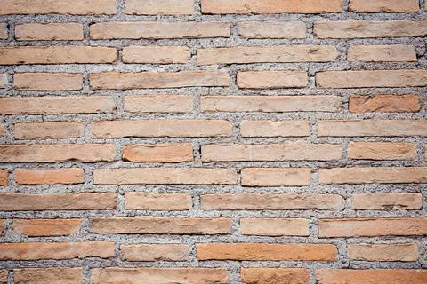 An old red brick wall background Stock Photos