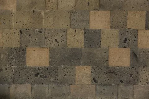 Old red brick wall background Foto stock