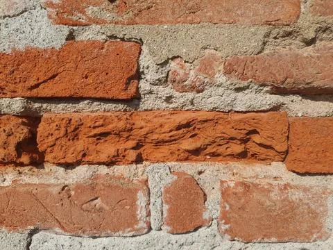 Old red brick wall background Stock Photos