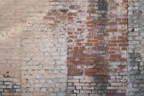 Old red brick wall. Background texture Stock Photos