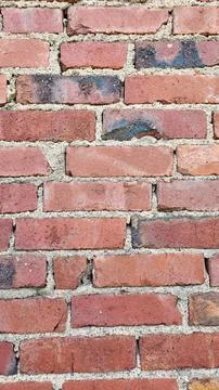 Old red brick wall background texture pattern Stock Photos