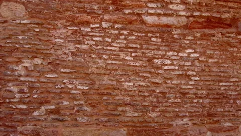 Old red brick wall 스톡 동영상 184573830