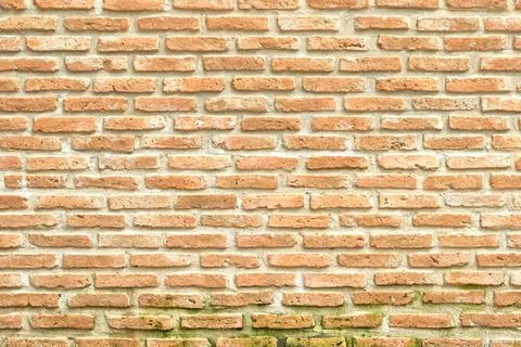 Old Red Brick Wall Pattern Texture Background. Stock-Fotos