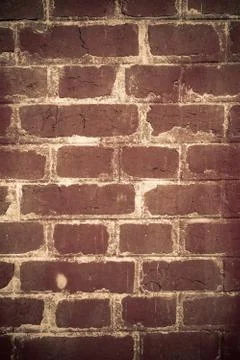 Old red brick wall Stock Photos