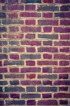 Old red brick wall Stock Photos