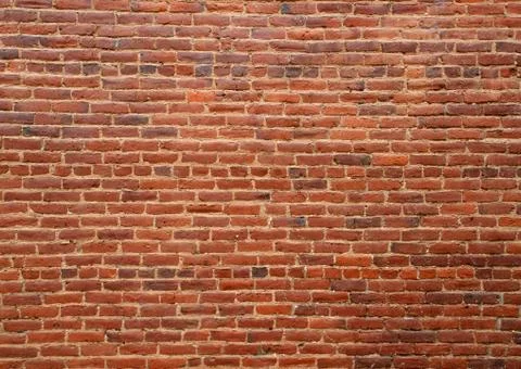 Old red brick wall Stock Photos