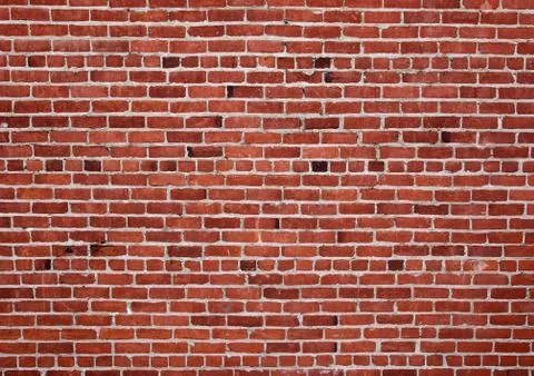 Old red brick wall Stock Photos