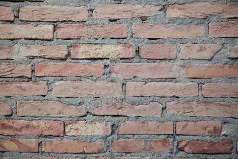 Old red brick wall Stock Photos