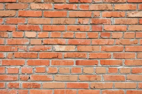 Old red brick wall Stock Photos