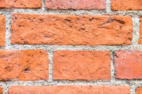Old red brick wall Foto stock
