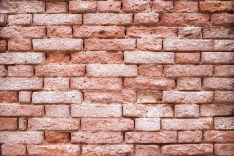 Old red brick wall. Stock Photos