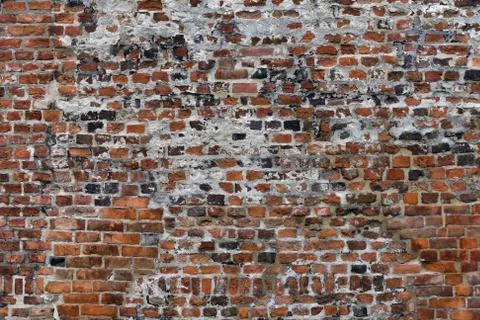 Old Red Brick Wall Stock Photos