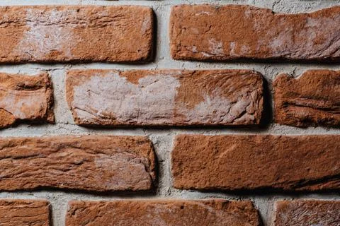 Old red brick wall. Stock-Fotos