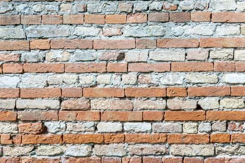 Old Red Brick Wall Stock Photos