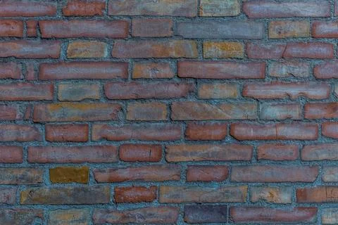 Old Red Brick Wall Stock Photos