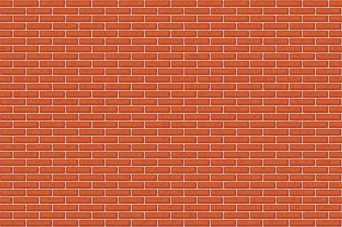 Old Red Brick Wall Seamless Pattern. Vector イラスト素材