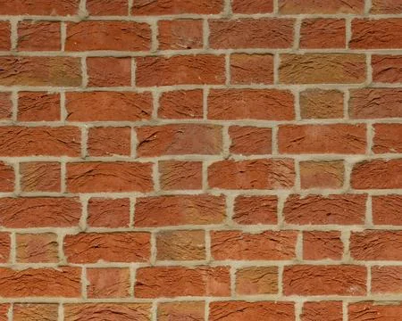 Old Red Brick Wall Seamless Texture Stock Photos