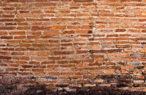 Old red brick wall texture Stock Photos