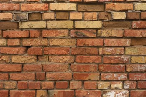 Old red brick wall texture Stock Photos