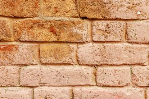 Old red brick wall texture background, abstract texture for design Stock Photos