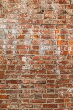 Old red brick wall texture background Stock Photos