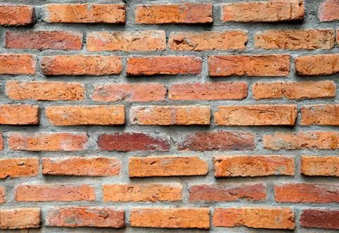 Old red brick wall texture for background Stock Photos