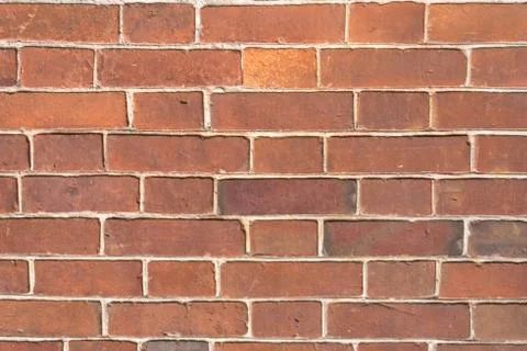 Old red brick wall texture background Foto stock