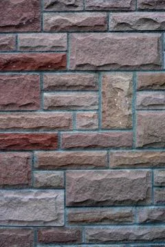 Old red brick wall texture background germany close up Stock Photos