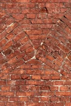 Old red brick wall texture background Stock Photos