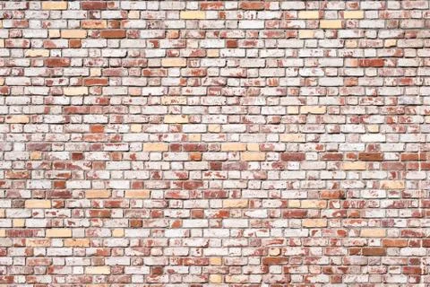 The old red brick wall texture wallpaper background Stock Photos