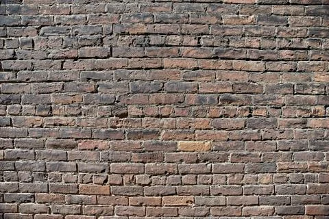 Old red brick wall texture. Grunge background Stock Photos