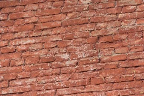 Old red brick wall. Texture and background Stock Photos