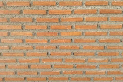 Old red brick wall texture background,background for copy space. Fotos Stock