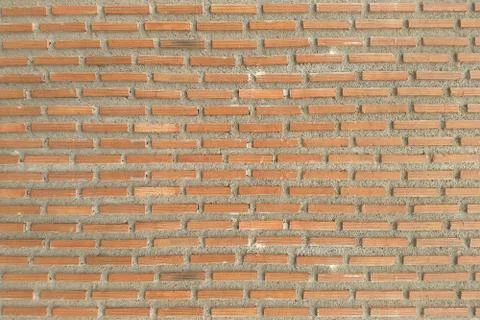 Old red brick wall texture background,background for copy space. Stock Photos