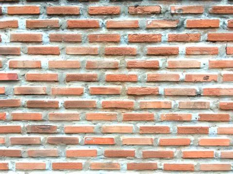 Old red brick wall texture background Stock Photos