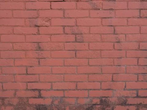 Old red brick wall texture background Stock Photos