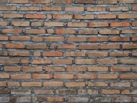 Old red brick wall texture background Stock Photos
