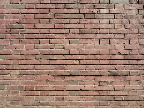 Old red brick wall texture background Foto stock