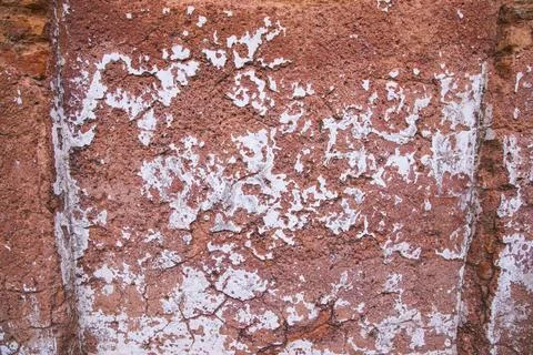 Old red brick wall texture background. Grunge cement surface Stock Photos