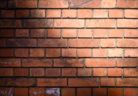 Old red brick wall texture background 1 Stock Photos