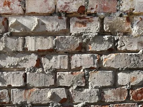 Old red brick wall texture Stock Photos