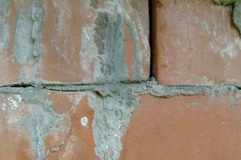 Old Red Bricks Wall Texture Stock Photos