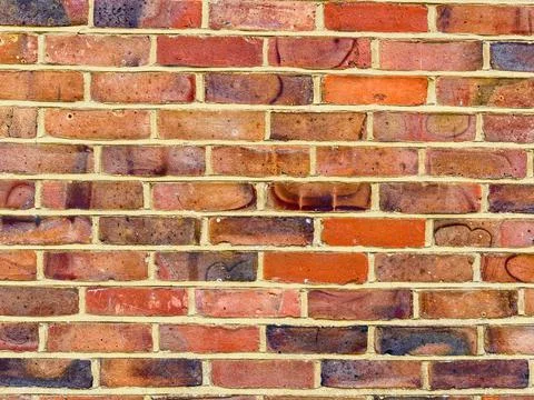 Old red bricks wall texture background Stock Photos