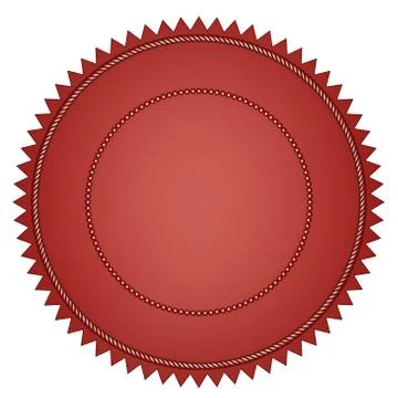 Old red seal Stock Illustration