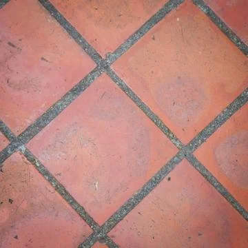 Old red wall. Stock Photos