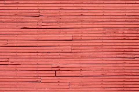 Old red wood wall Stock Photos