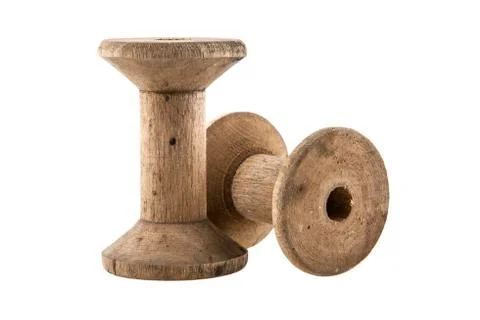 Old reel of thread Stock Photos