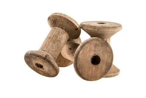 Old reel of thread Stock-Fotos