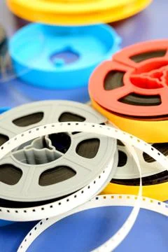 Old reels Stock-Fotos
